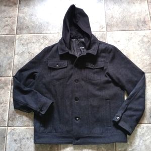 Bar III Pea Coat with Hood